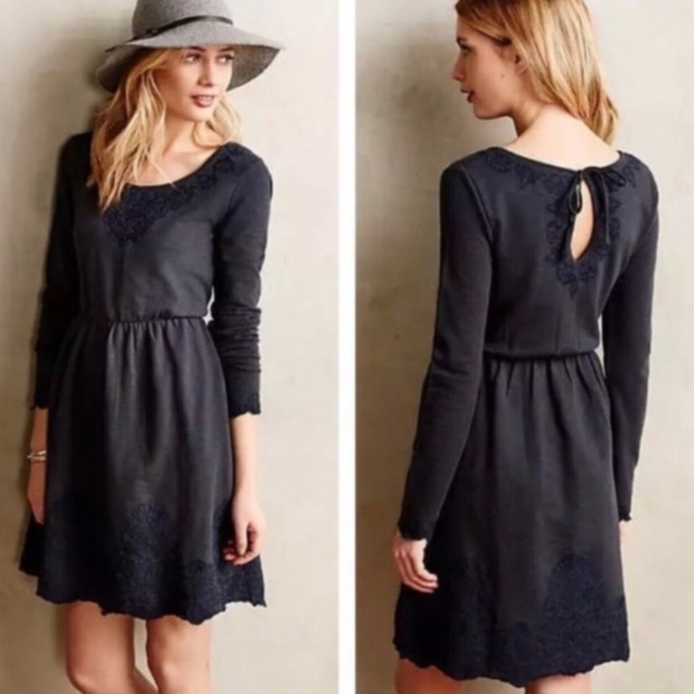 Anthropologie Saturday Sunday Ellie Embroidered Dress